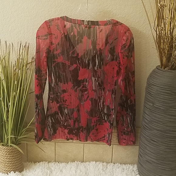 Calvin Klein Top Pink Black Small - Picture 4 of 5